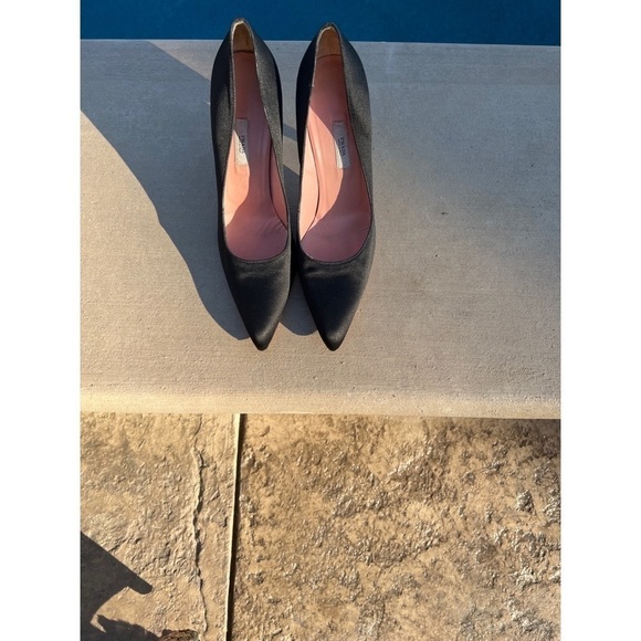 Prada BLACK SATIN PUMP - Picture 5 of 12